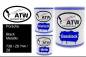 Preview: Porsche, Black Metallic, 738 / Z8 744 / Z8: 1L Lackdose + 1L Klarlack + 500ml Härter - Set, von ATW Autoteile West.
